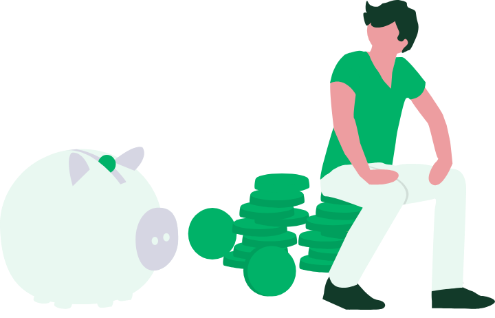 電気料金プランを比較検討するイラスト